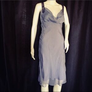 Catherine Malandrino Silk /Leather Harness Dress 4